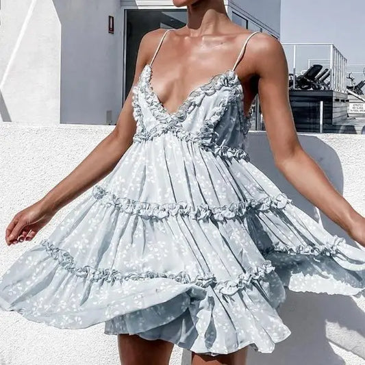 Robe Nuisette Fleurie | Dame Fleur