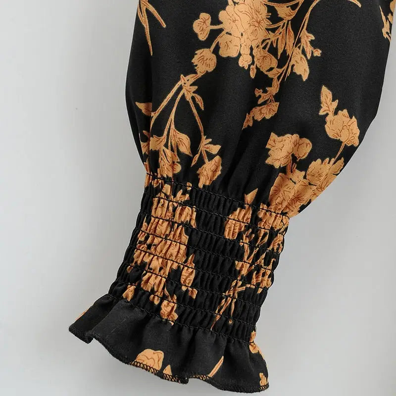 Robe Patineuse Fleurie Courte | Dame Fleur