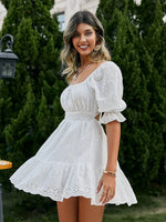 Robe Patineuse Fleurie Mariage - Vignette | Dame Fleur
