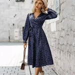 Robe Portefeuille à Fleur - Vignette | Dame Fleur