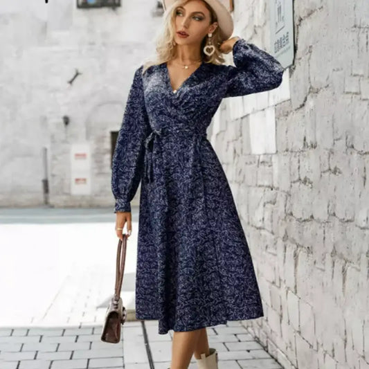 Robe Portefeuille à Fleur | Dame Fleur