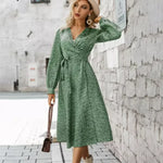 Robe Portefeuille à Fleur - Vignette | Dame Fleur
