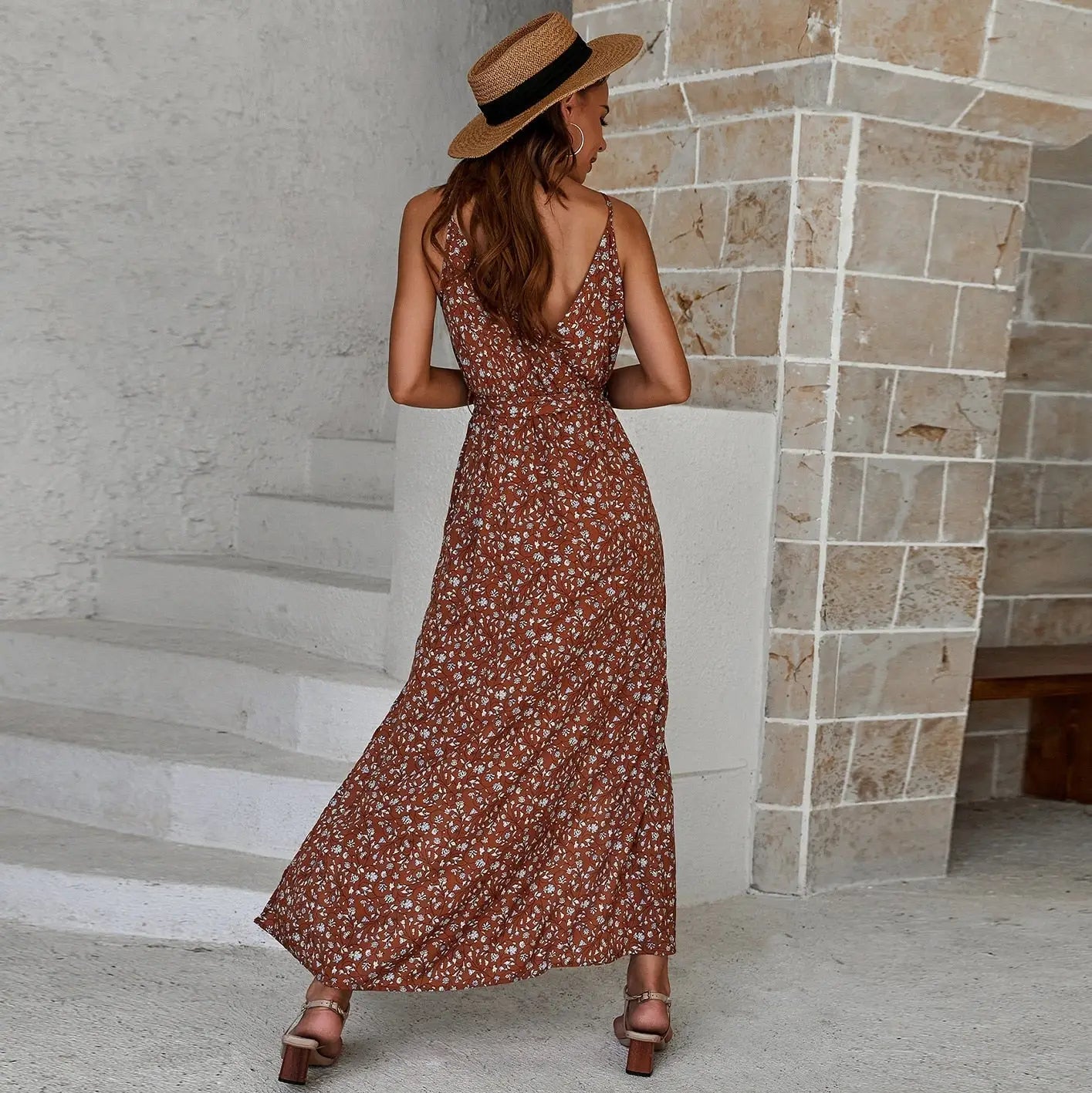Robe Portefeuille Femme | Dame Fleur
