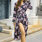 Robe Portefeuille Femme Elégante | Dame Fleur