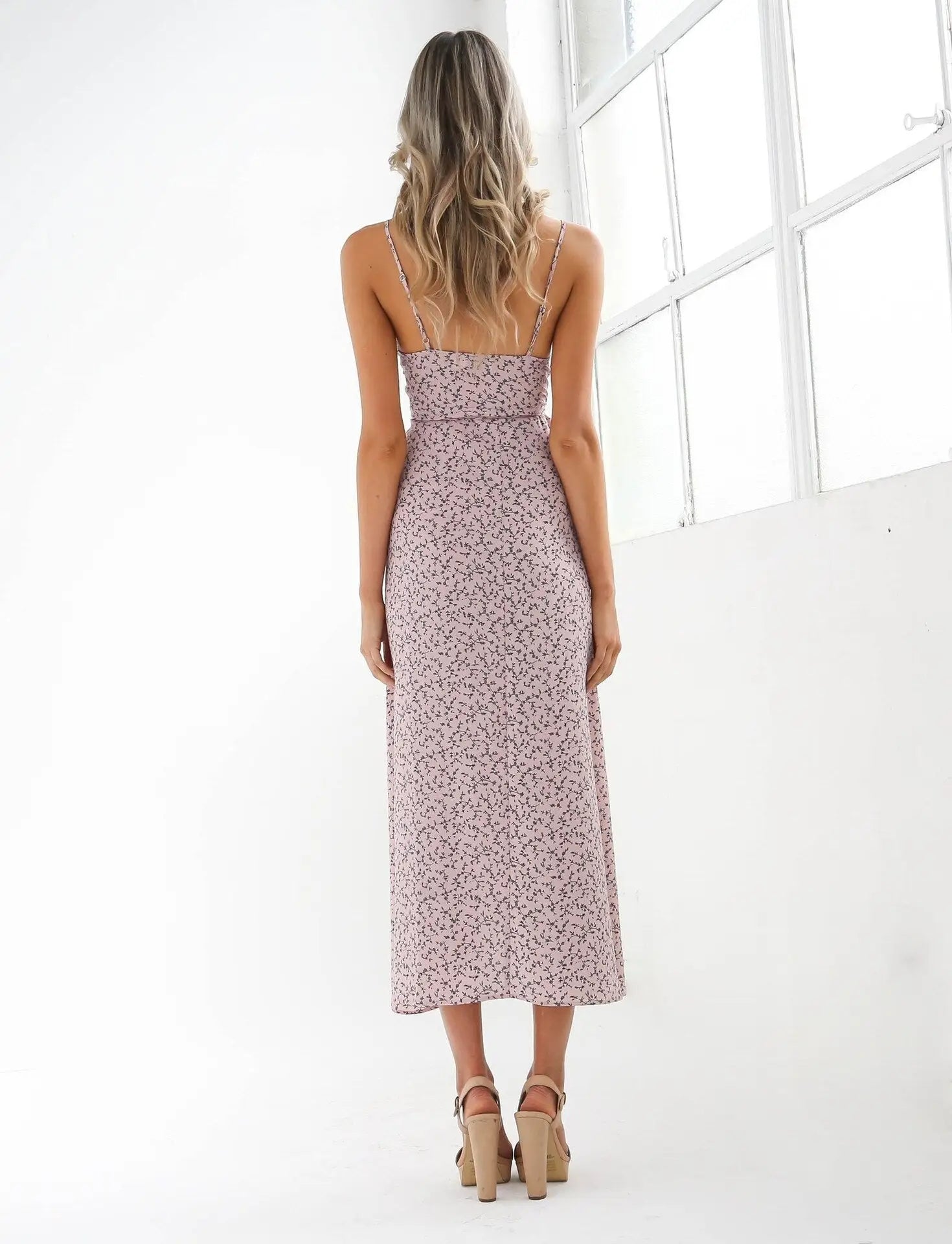 Robe Portefeuille Femme Elegante Eté | Dame Fleur