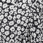 Robe Portefeuille Fleurie Courte - Vignette | Dame Fleur