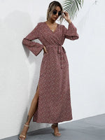 Robe Portefeuille Hiver - Vignette | Dame Fleur