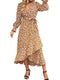 Robe Portefeuille Longue | Dame Fleur