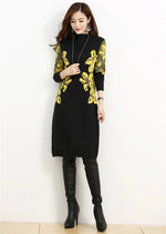 Robe Pull Fleurie - Vignette | Dame Fleur
