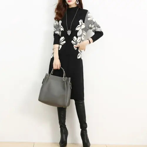 Robe Pull Fleurie | Dame Fleur