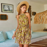 Robe Sans Manches Fleurie - Vignette | Dame Fleur