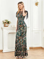 Robe Traditionnelle Fleurie - Vignette | Dame Fleur