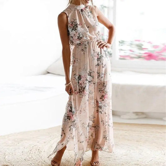 Robe Transparente à Fleurs | Dame Fleur