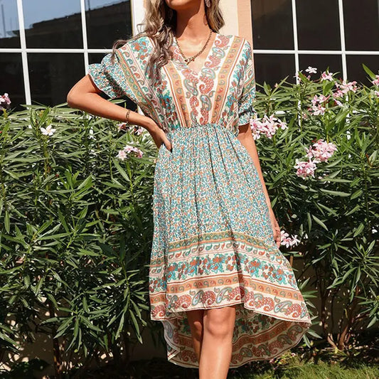Robe Trapèze Fleurie | Dame Fleur