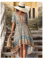 Robe Trapèze Fleurie - Vignette | Dame Fleur