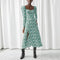 Robe Verte à Fleur | Dame Fleur