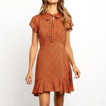 Robe Vintage Fleurie - Vignette | Dame Fleur