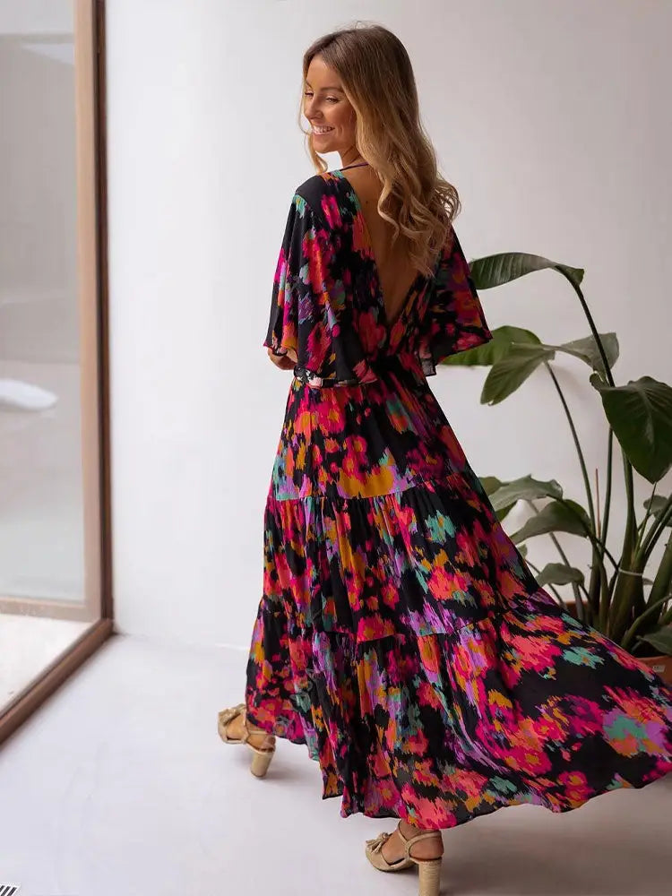 Robe Voile de Coton Fleurie | Dame Fleur