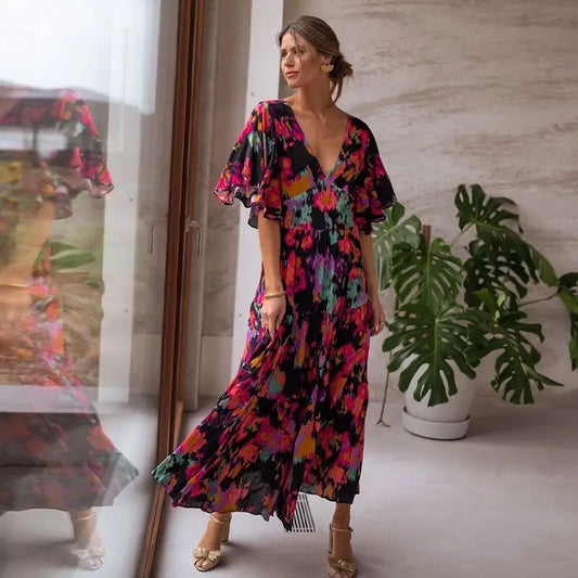 Robe Voile de Coton Fleurie | Dame Fleur