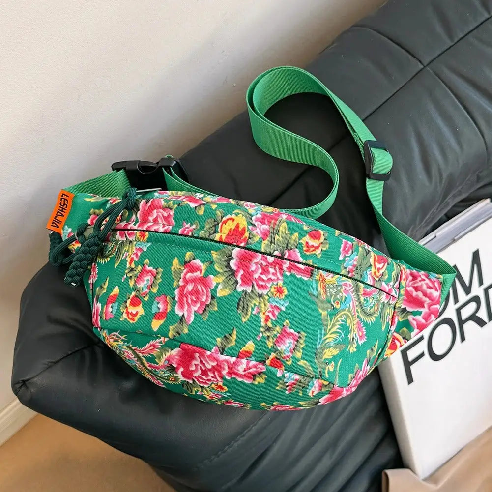 Sac Banane à Fleurs | Dame Fleur