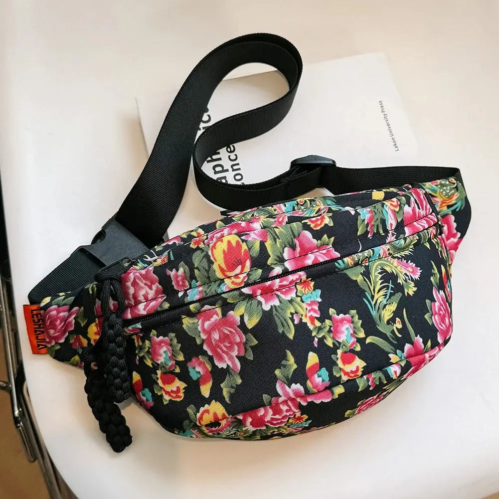 Sac Banane à Fleurs | Dame Fleur