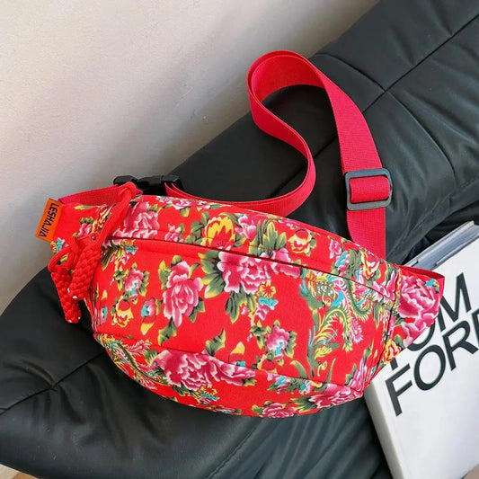 Sac Banane à Fleurs | Dame Fleur