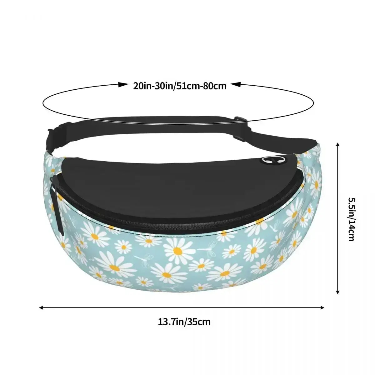 Sac Banane Fleur Marguerite | Dame Fleur