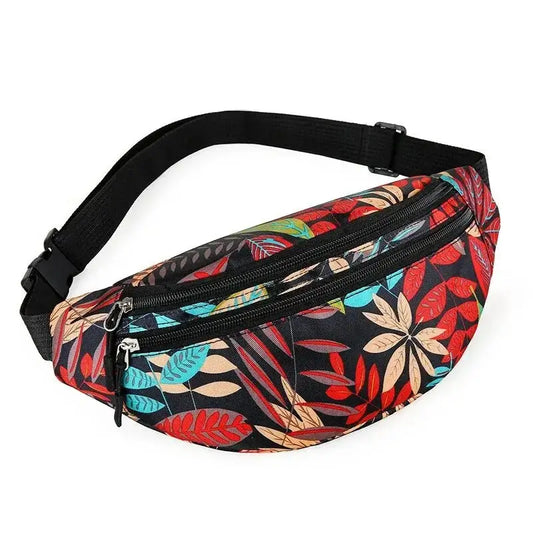 Sac Banane Tissu Fleuri | Dame Fleur