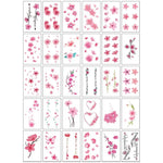 Tatouages Éphémères Fleur et Papillon – Pack 10 à 50 pièces - Vignette | Dame Fleur