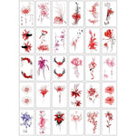 Tatouages Éphémères Fleur et Papillon – Pack 10 à 50 pièces - Vignette | Dame Fleur