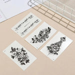 Tatouages Éphémères Fleur et Papillon – Pack 10 à 50 pièces - Vignette | Dame Fleur