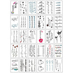 Tatouages Éphémères Fleur et Papillon – Pack 10 à 50 pièces - Vignette | Dame Fleur