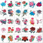 Tatouages Éphémères Fleur et Papillon – Pack 10 à 50 pièces - Vignette | Dame Fleur