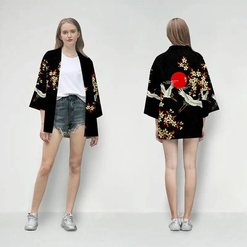 Veste Kimono à Fleurs | Dame Fleur
