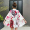 Veste Kimono Femme Geisha Fleurie | Dame Fleur