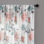 Voilage Blanc Fleuri - Vignette | Dame Fleur