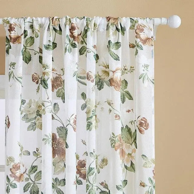 Voilage motif floral | Dame Fleur