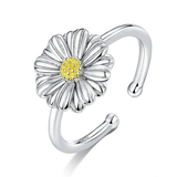 Bague Fleur<br> Marguerite (Argent)