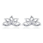 boucle d'oreilles fleur de lotus